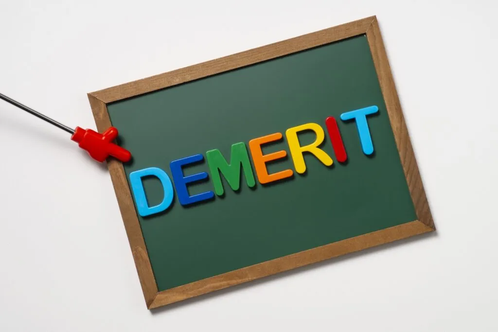 demerit