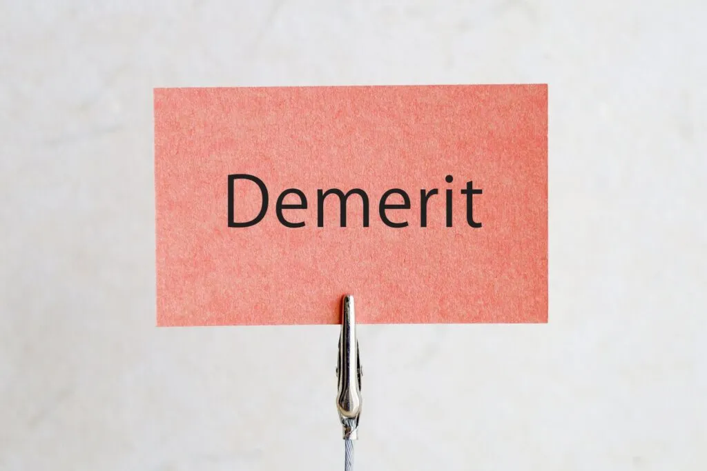 demerit